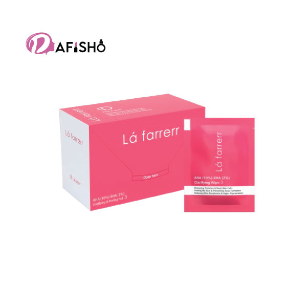 پد پاکسازی و لایه بردار لافارر با طراحی نرم و مناسب برای پوست صورت، مناسب برای استفاده روزانه جهت پاکسازی و از بین بردن سلول‌های مرده پوست.