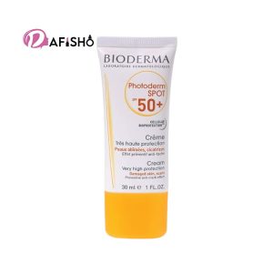 کرم ضد آفتاب فتودرم بیودرما اسپات بی رنگ spf 50